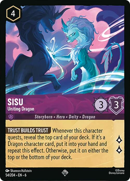 Sisu - Uniting Dragon (54/204) [Azurite Sea] | Deep Dive Games St. Marys