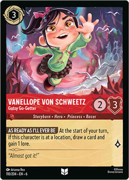 Vanellope von Schweetz - Gutsy Go-Getter (110/204) [Azurite Sea] | Deep Dive Games St. Marys