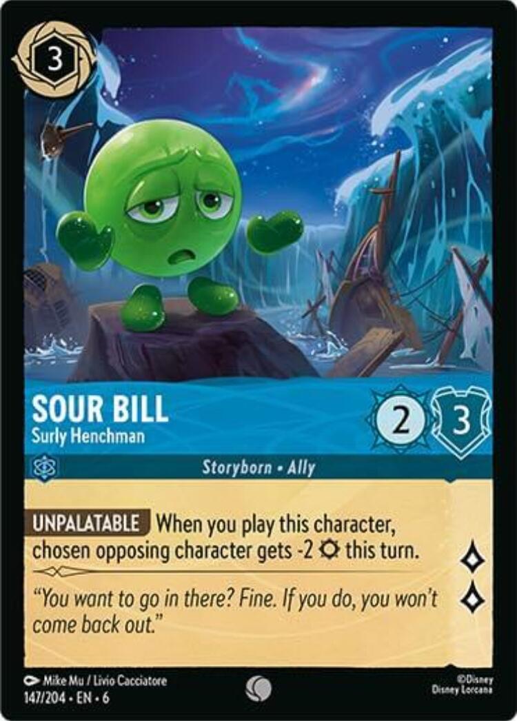 Sour Bill - Surly Henchman (147/204) [Azurite Sea] | Deep Dive Games St. Marys