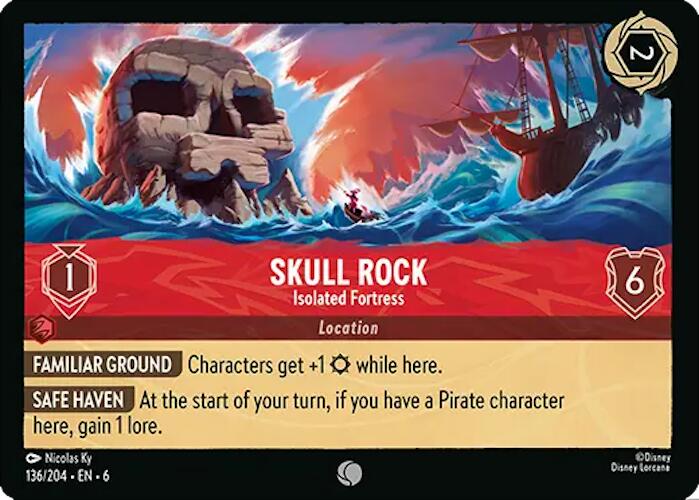Skull Rock - Isolated Fortress (136/204) [Azurite Sea] | Deep Dive Games St. Marys