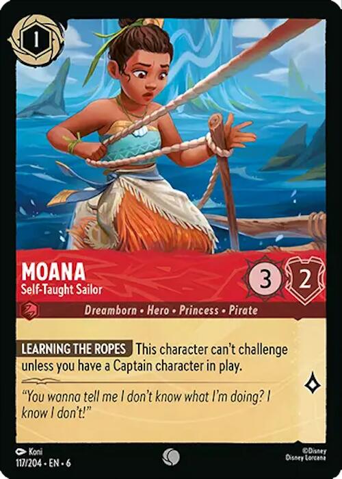 Moana - Self-Taught Sailor (117/204) [Azurite Sea] | Deep Dive Games St. Marys