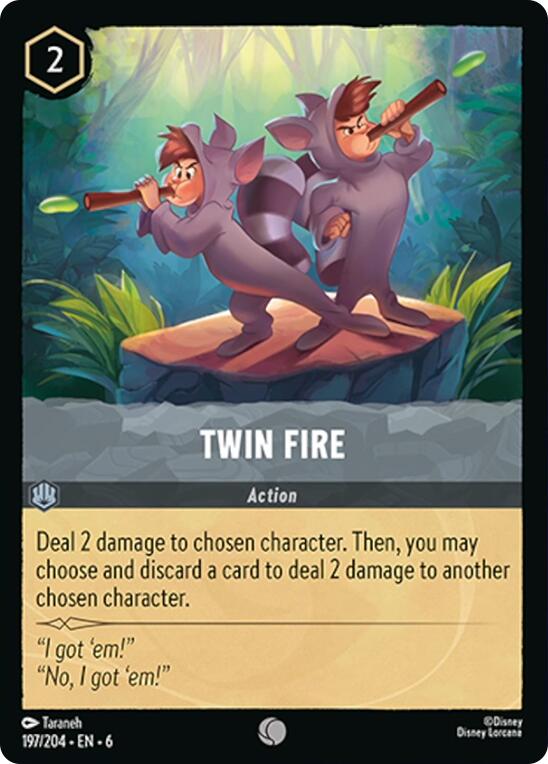 Twin Fire (197/204) [Azurite Sea] | Deep Dive Games St. Marys