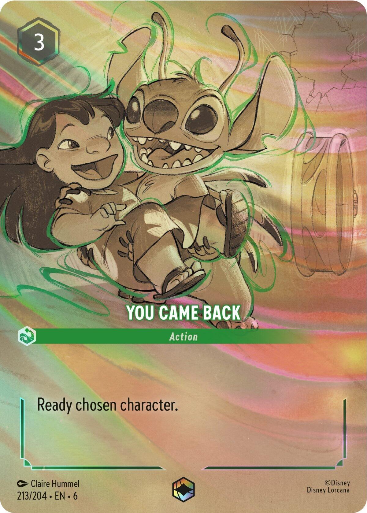 You Came Back (Enchanted) (213/204) [Azurite Sea] | Deep Dive Games St. Marys