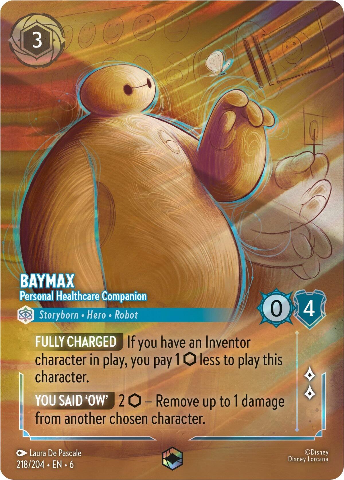 Baymax - Personal Healthcare Companion (Enchanted) (218/204) [Azurite Sea] | Deep Dive Games St. Marys