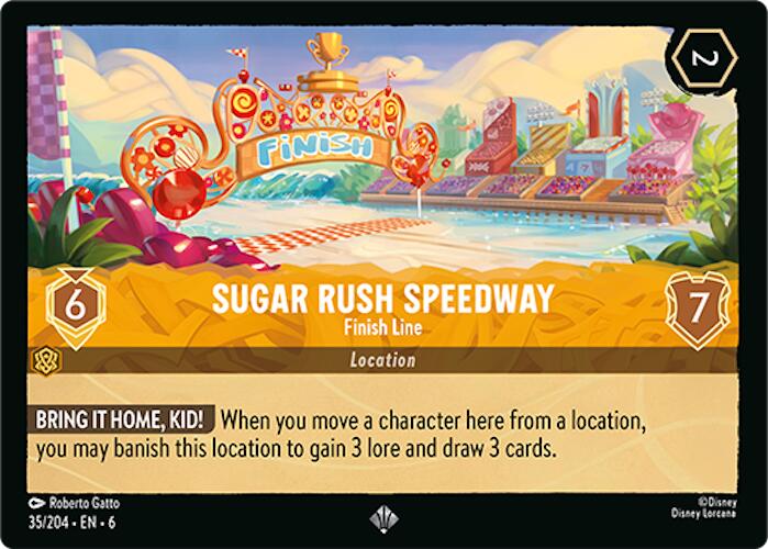 Sugar Rush Speedway - Finish Line (35/204) [Azurite Sea] | Deep Dive Games St. Marys