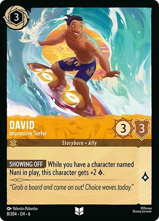 David - Impressive Surfer (8/204) [Azurite Sea] | Deep Dive Games St. Marys