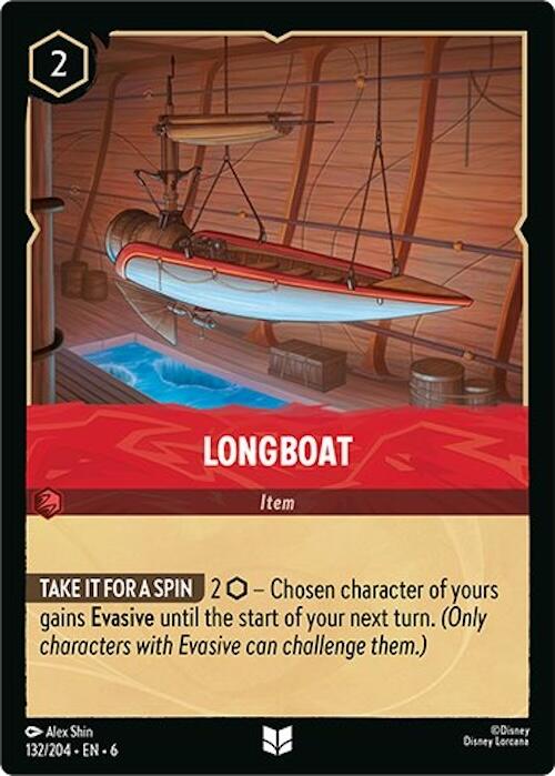 Longboat (132/204) [Azurite Sea] | Deep Dive Games St. Marys