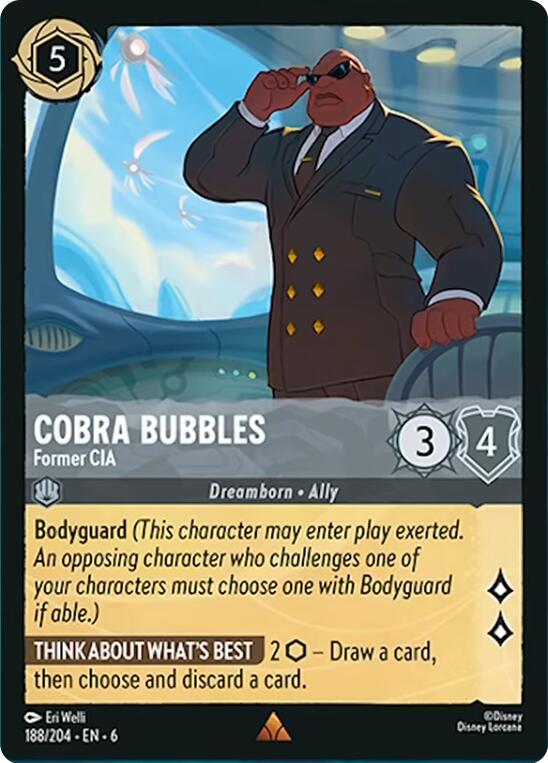 Cobra Bubbles - Former CIA (188/204) [Azurite Sea] | Deep Dive Games St. Marys