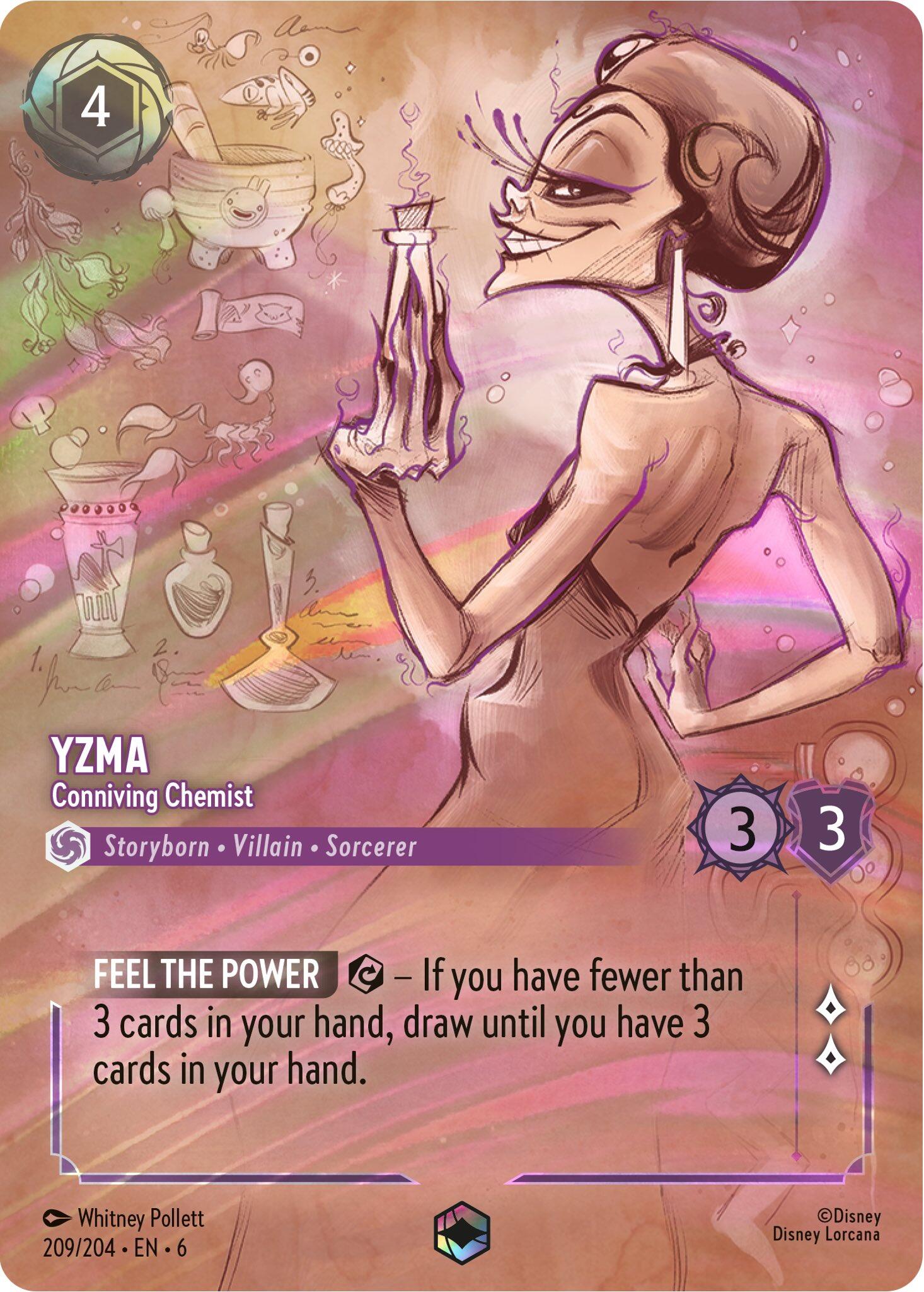 Yzma - Conniving Chemist (Enchanted) (209/204) [Azurite Sea] | Deep Dive Games St. Marys