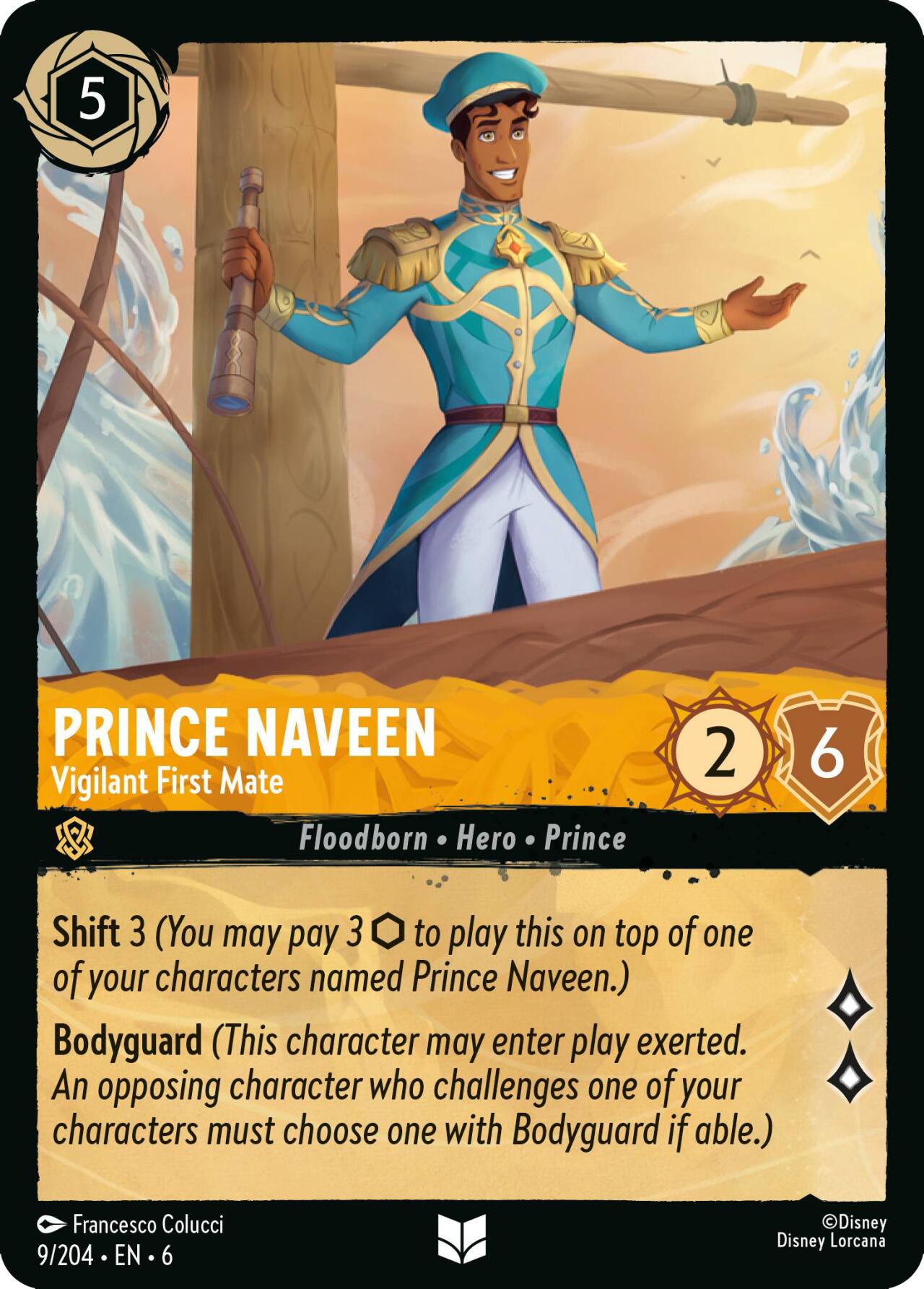 Prince Naveen - Vigilant First Mate (9/204) [Azurite Sea] | Deep Dive Games St. Marys