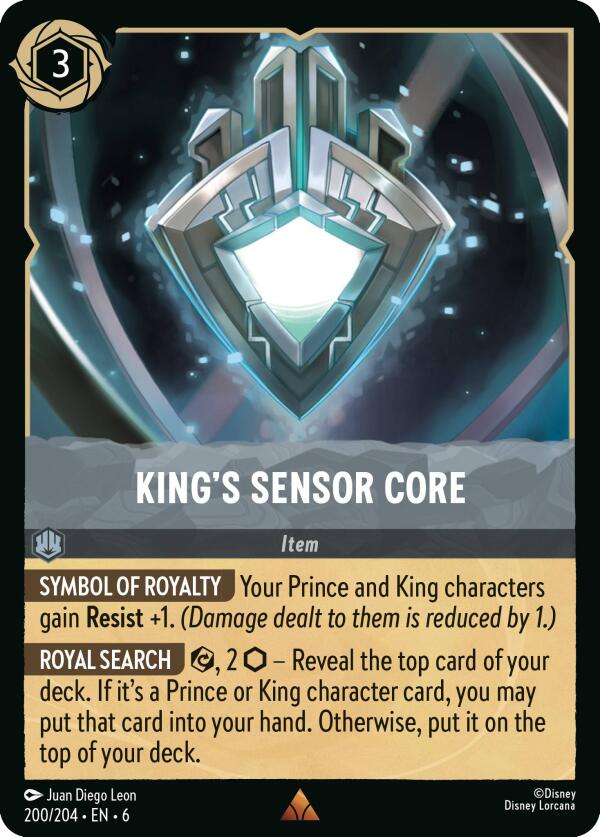 King's Sensor Core (200/204) [Azurite Sea] | Deep Dive Games St. Marys