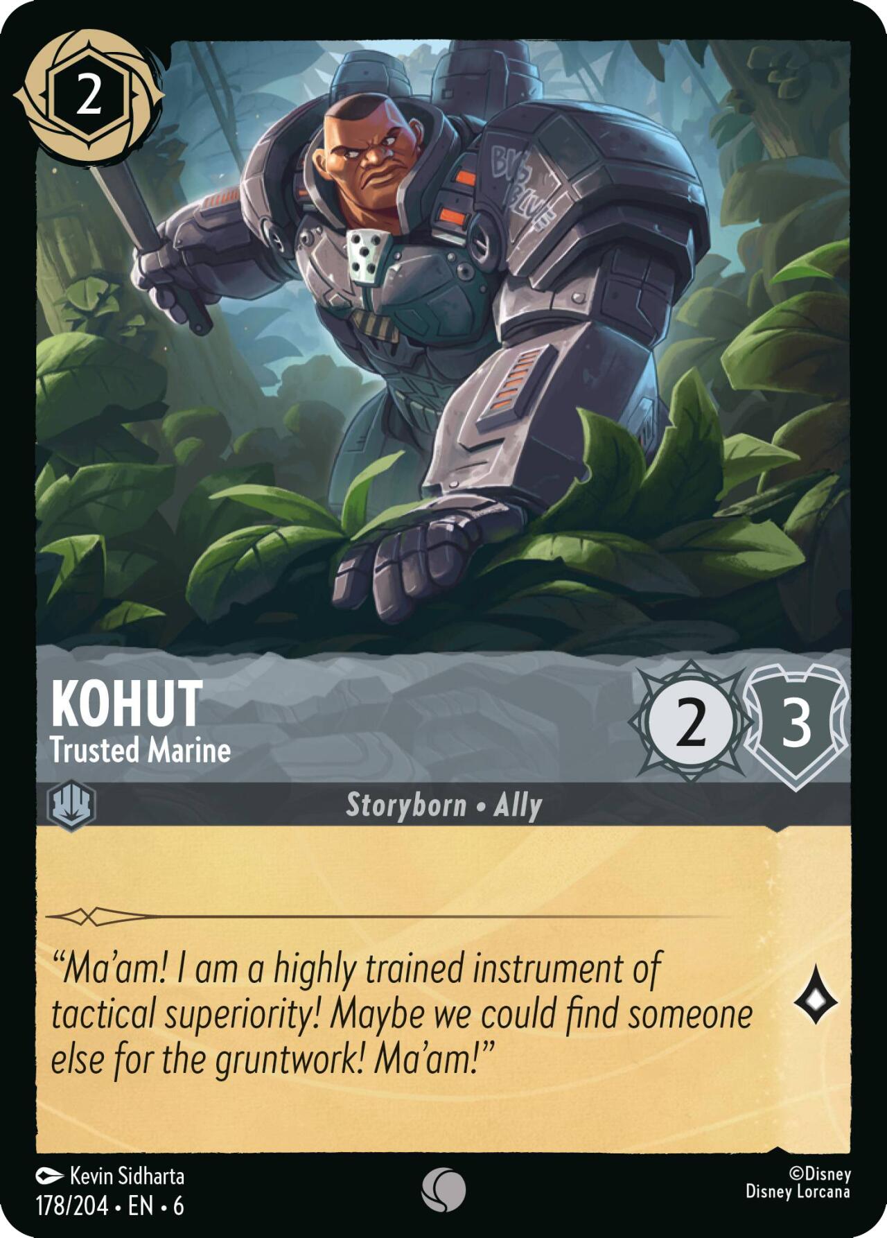 Kohut - Trusted Marine (178/204) [Azurite Sea] | Deep Dive Games St. Marys