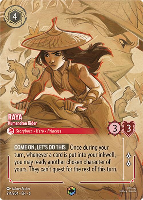 Raya - Kumandran Rider (Enchanted) (214/204) [Azurite Sea] | Deep Dive Games St. Marys