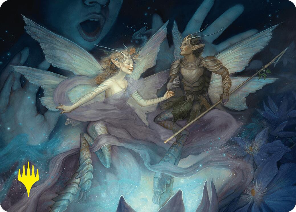 Faebloom Trick Art Card (6/54) (Gold-Stamped Signature) [Foundations Art Series] | Deep Dive Games St. Marys