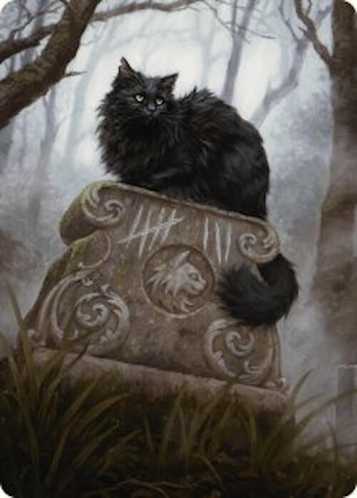 Nine-Lives Familiar 2 Art Card (36/54) [Foundations Art Series] | Deep Dive Games St. Marys