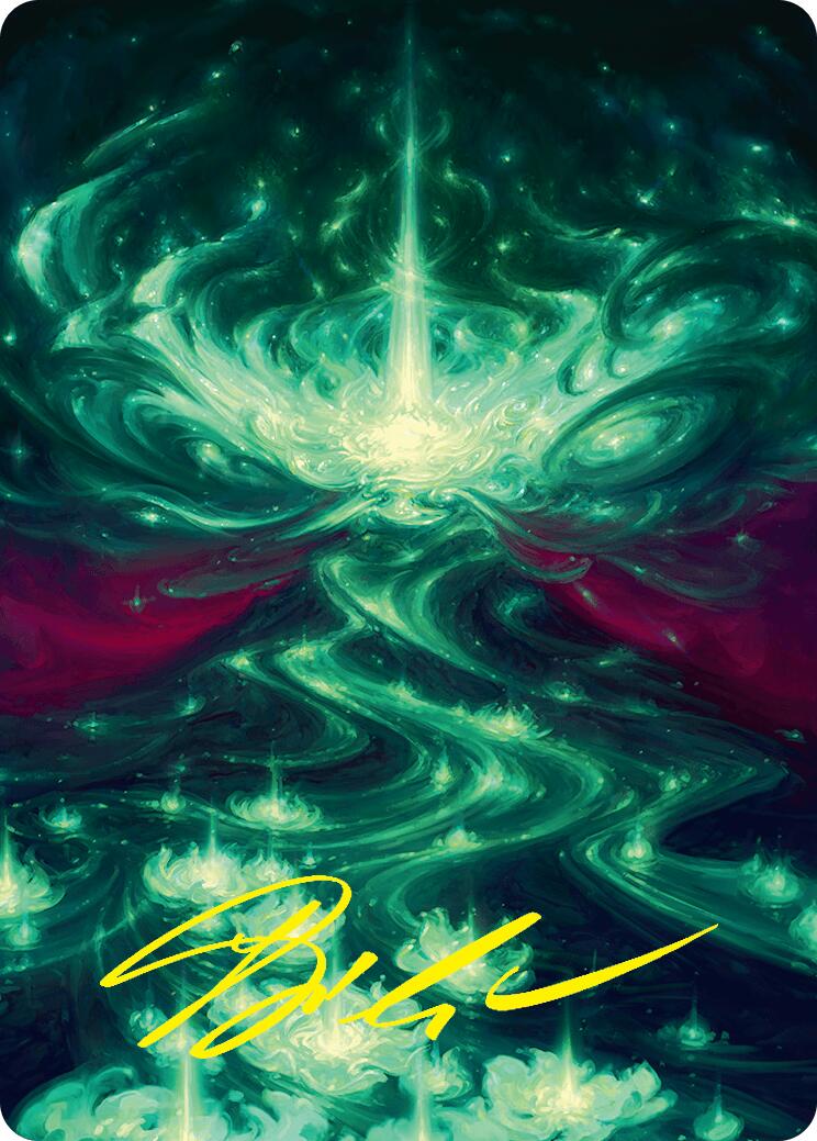 Genesis Wave Art Card (54/54) (Gold-Stamped Signature) [Foundations Art Series] | Deep Dive Games St. Marys