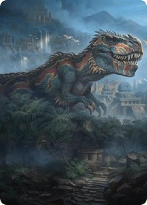 Ghalta, Primal Hunger Art Card (41/54) [Foundations Art Series] | Deep Dive Games St. Marys