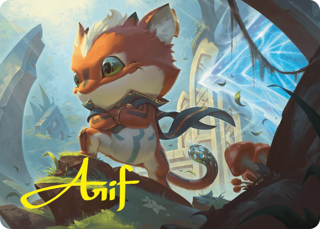 Loot, Exuberant Explorer Art Card (12/54) (Gold-Stamped Signature) [Foundations Art Series] | Deep Dive Games St. Marys
