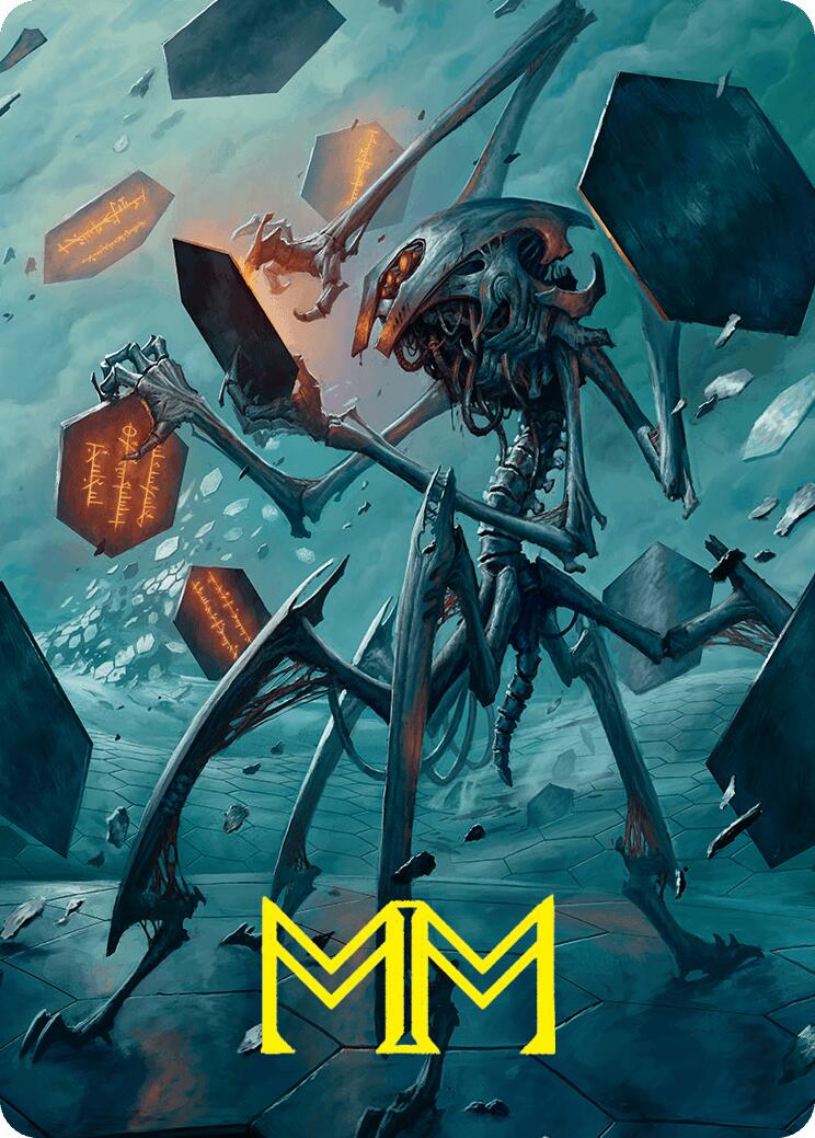 Scrawling Crawler Art Card (50/54) (Gold-Stamped Signature) [Foundations Art Series] | Deep Dive Games St. Marys