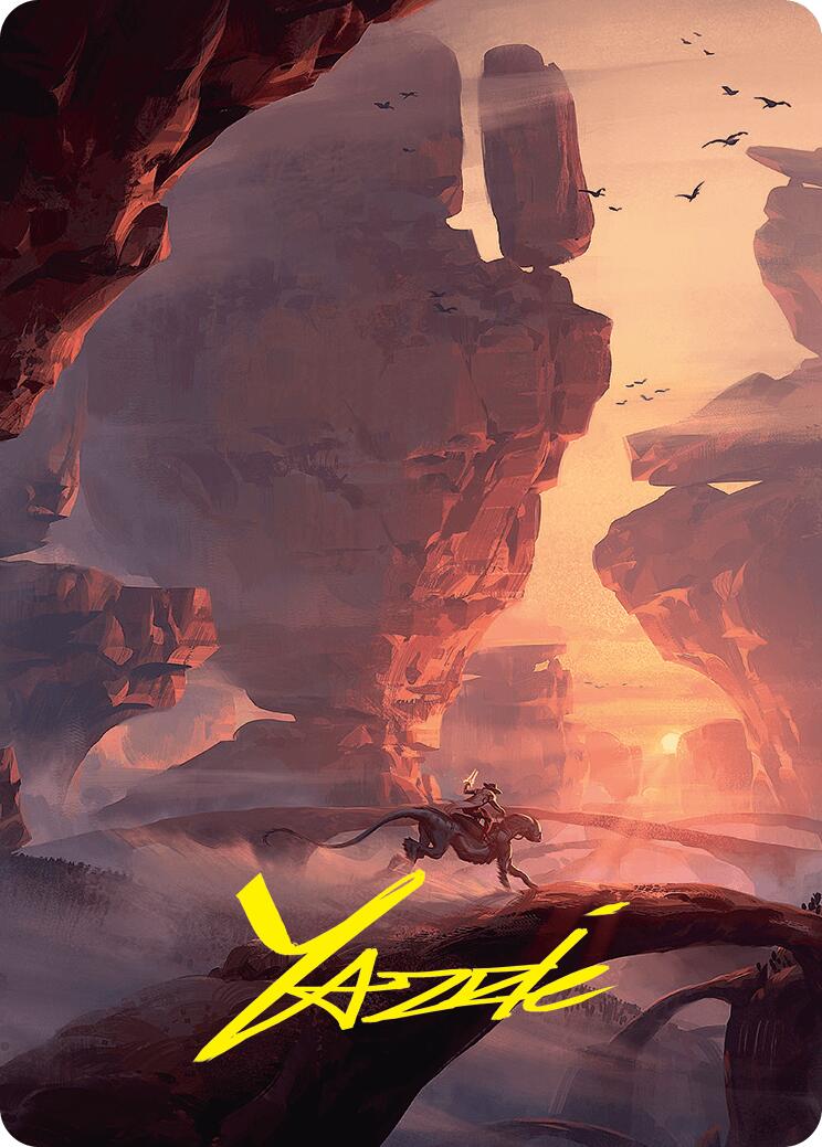 Mountain Art Card (24/54) (Gold-Stamped Signature) [Foundations Art Series] | Deep Dive Games St. Marys