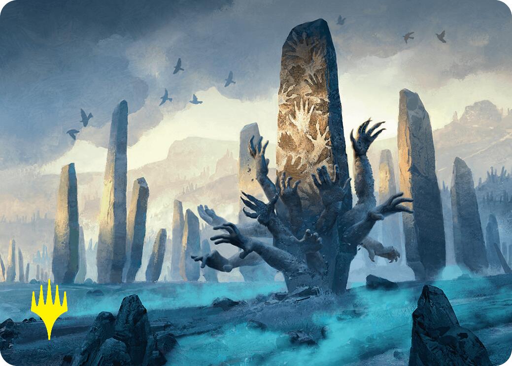 Soulstone Sanctuary Art Card (19/54) (Gold-Stamped Signature) [Foundations Art Series] | Deep Dive Games St. Marys