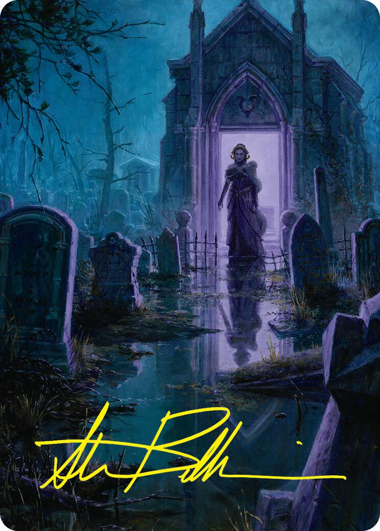 Swamp Art Card (23/54) (Gold-Stamped Signature) [Foundations Art Series] | Deep Dive Games St. Marys