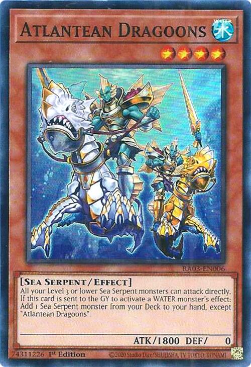 Atlantean Dragoons [RA03-EN006] Super Rare | Deep Dive Games St. Marys
