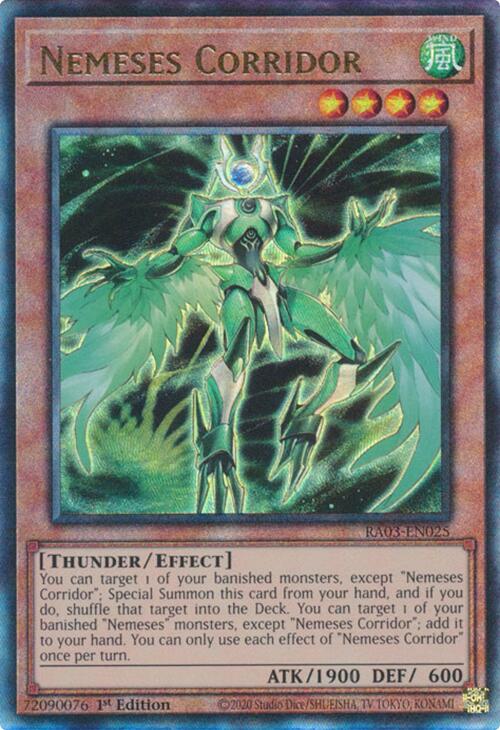Nemeses Corridor (UTR) [RA03-EN025] Prismatic Ultimate Rare | Deep Dive Games St. Marys