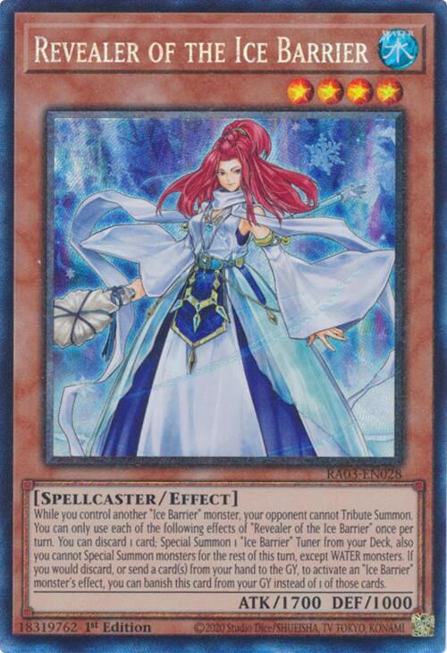 Revealer of the Ice Barrier (CR) [RA03-EN028] Prismatic Collector's Rare | Deep Dive Games St. Marys