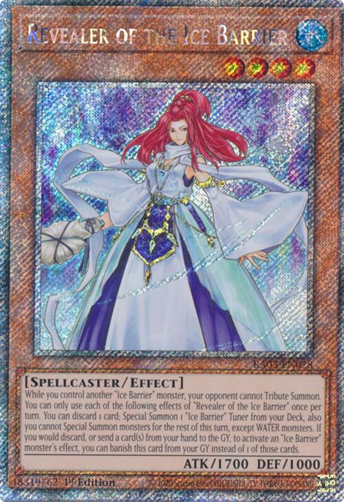 Revealer of the Ice Barrier (Platinum Secret Rare) [RA03-EN028] Platinum Secret Rare | Deep Dive Games St. Marys