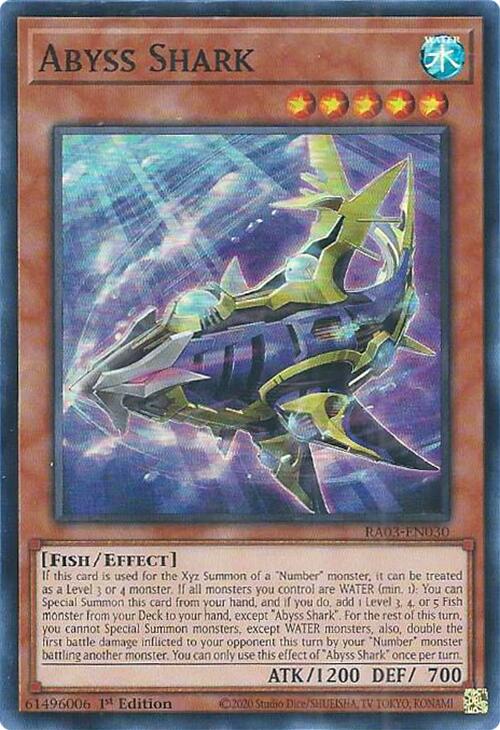 Abyss Shark [RA03-EN030] Super Rare | Deep Dive Games St. Marys
