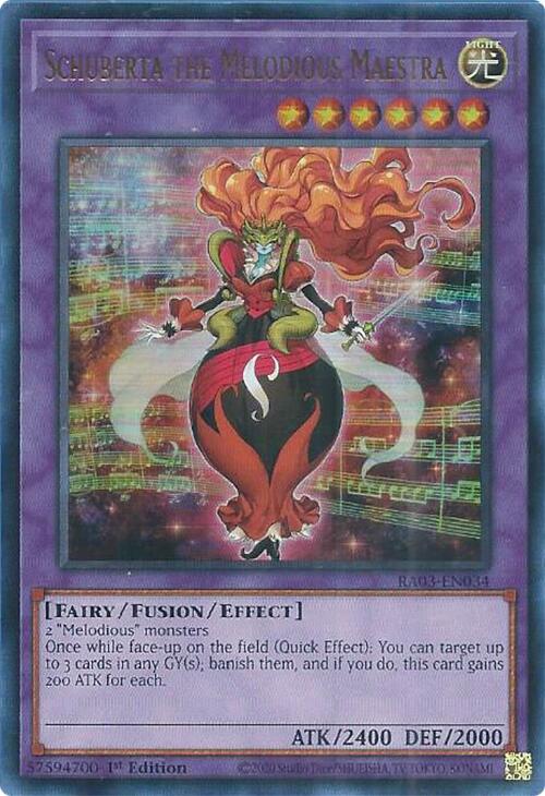 Schuberta the Melodious Maestra (UR) [RA03-EN034] Ultra Rare | Deep Dive Games St. Marys