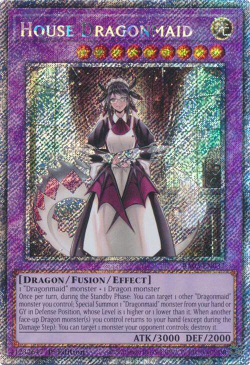 House Dragonmaid (Platinum Secret Rare) [RA03-EN037] Platinum Secret Rare | Deep Dive Games St. Marys