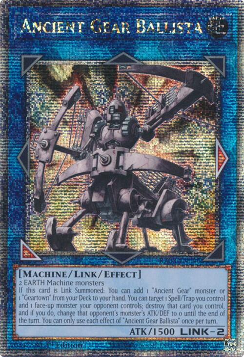 Ancient Gear Ballista (Quarter Century Secret Rare) [RA03-EN046] Quarter Century Secret Rare | Deep Dive Games St. Marys