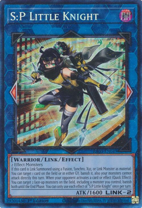 S:P Little Knight (CR) [RA03-EN049] Prismatic Collector's Rare | Deep Dive Games St. Marys