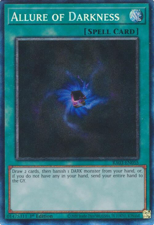 Allure of Darkness (CR) [RA03-EN055] Prismatic Collector's Rare | Deep Dive Games St. Marys