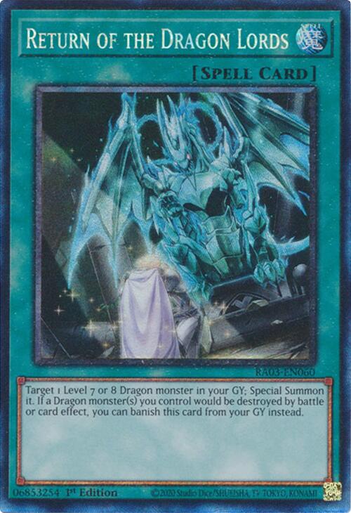 Return of the Dragon Lords (CR) [RA03-EN060] Prismatic Collector's Rare | Deep Dive Games St. Marys