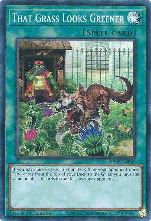 That Grass Looks Greener [RA03-EN063] Super Rare | Deep Dive Games St. Marys