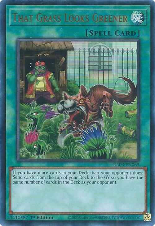 That Grass Looks Greener (UR) [RA03-EN063] Ultra Rare | Deep Dive Games St. Marys