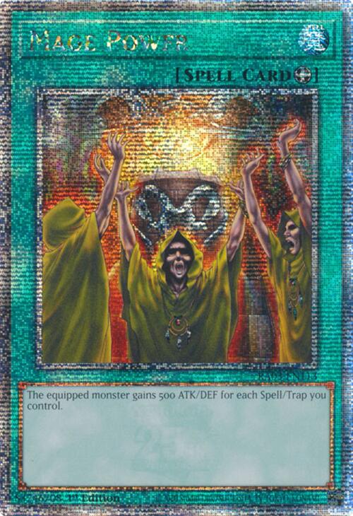 Mage Power (Quarter Century Secret Rare) [RA03-EN113] Quarter Century Secret Rare | Deep Dive Games St. Marys