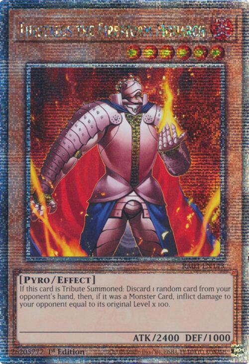 Thestalos the Firestorm Monarch (Quarter Century Secret Rare) [RA03-EN143] Quarter Century Secret Rare | Deep Dive Games St. Marys