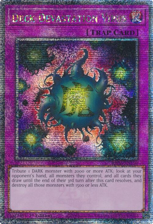 Deck Devastation Virus (Quarter Century Secret Rare) [RA03-EN150] Quarter Century Secret Rare | Deep Dive Games St. Marys