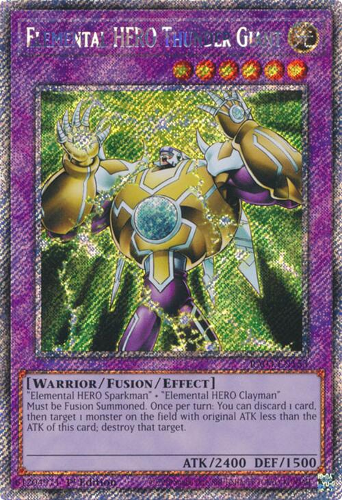 Elemental HERO Thunder Giant (Platinum Secret Rare) [RA03-EN153] Platinum Secret Rare | Deep Dive Games St. Marys