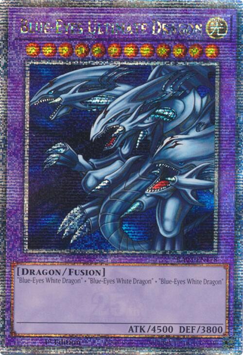 Blue-Eyes Ultimate Dragon (Quarter Century Secret Rare) [RA03-EN178] Quarter Century Secret Rare | Deep Dive Games St. Marys