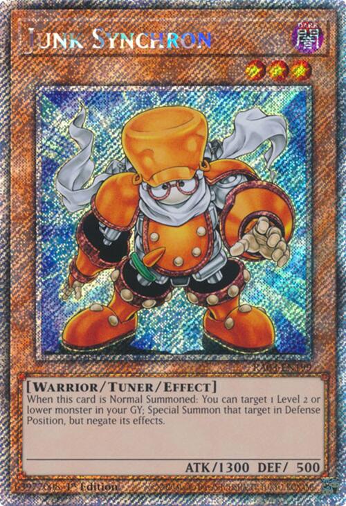 Junk Synchron (Platinum Secret Rare) [RA03-EN199] Platinum Secret Rare | Deep Dive Games St. Marys