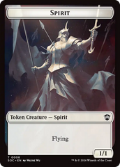 Spirit (0006) // Illusion Double-Sided Token [Secrets of Strixhaven Commander Tokens] | Deep Dive Games St. Marys
