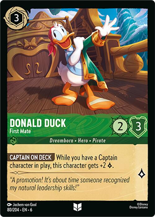 Donald Duck - First Mate (80/204) [Azurite Sea] | Deep Dive Games St. Marys