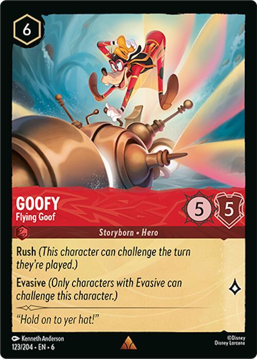 Goofy - Flying Goof (123/204) [Azurite Sea] | Deep Dive Games St. Marys