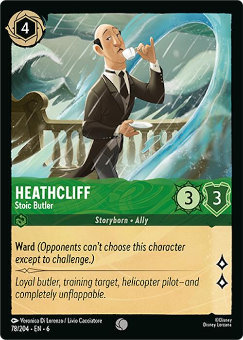 Heathcliff - Stoic Butler (78/204) [Azurite Sea] | Deep Dive Games St. Marys