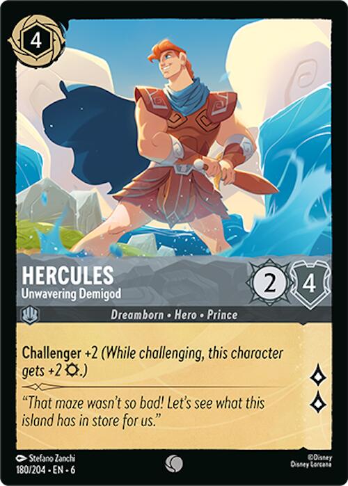 Hercules - Unwavering Demigod (180/204) [Azurite Sea] | Deep Dive Games St. Marys